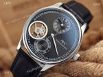 High Quality Replica IWC Portuguese SS Black Leather Watch - New Arrival